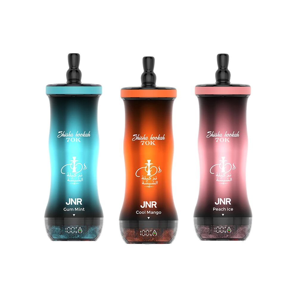 JNR Shisha Hookah 70K Disposable Vape 0.6%