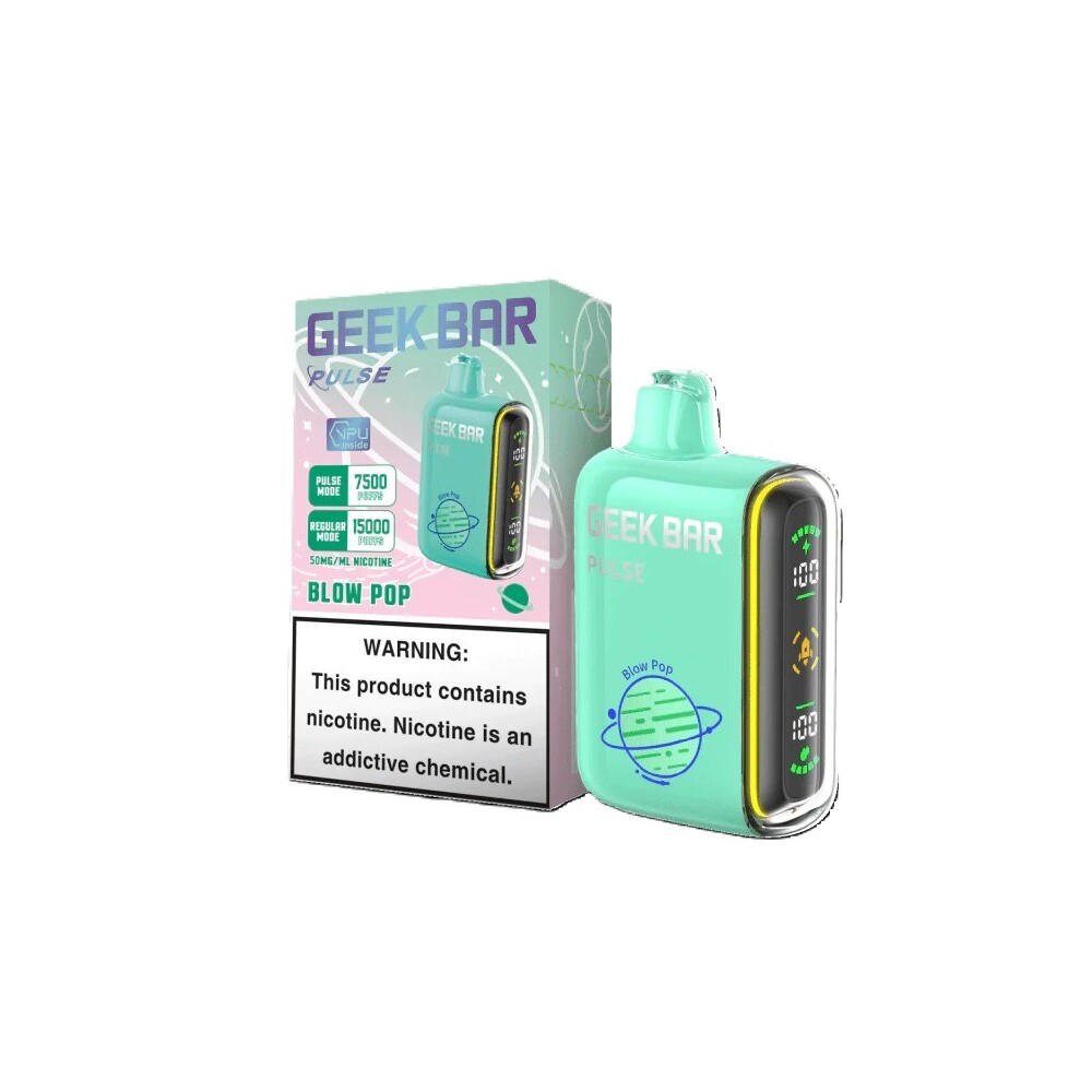 Blow Pop Geek Bar Pulse 15000 Disposable Vape Kit